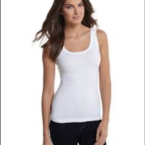 white shelf bra tank